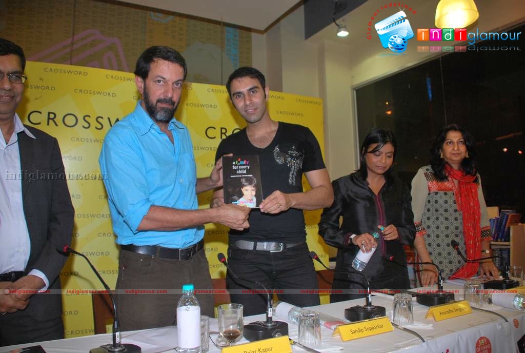 Rajat kapur and Sandip Soparkar at book launch on child adoption Event hd photo